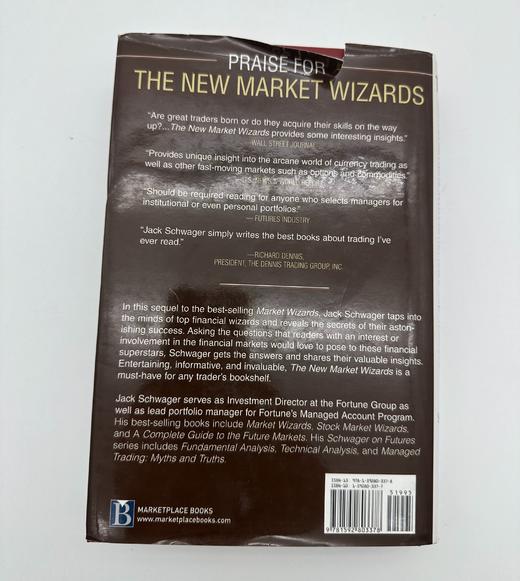 微瑕  新市场奇才：与美国顶级交易员的对话 英文原版 The New Market Wizards: Conversations With America'S Top Traders 商品图3