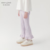 马克珍妮女童弹力针织木耳边喇叭裤儿童打底裤子宝宝春秋装241306 商品缩略图2