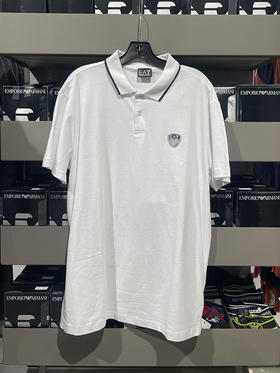 EMPORIO ARMANI/EA7 阿玛尼 男士棉混logo标纺运动休闲短袖POLO衫