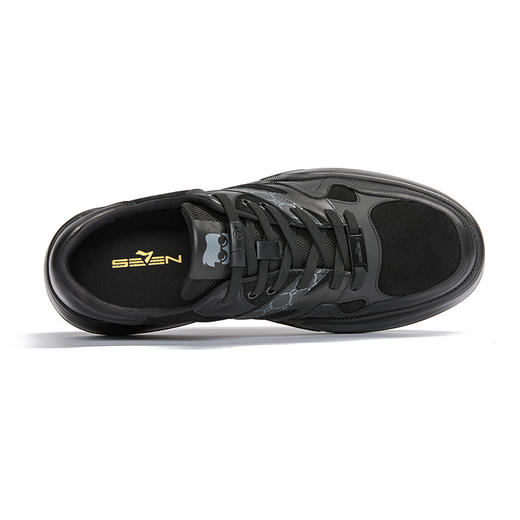 柒牌休闲运动鞋男士2024新款时尚潮流男款免系带黑色透气舒适男鞋	127X70400 商品图2