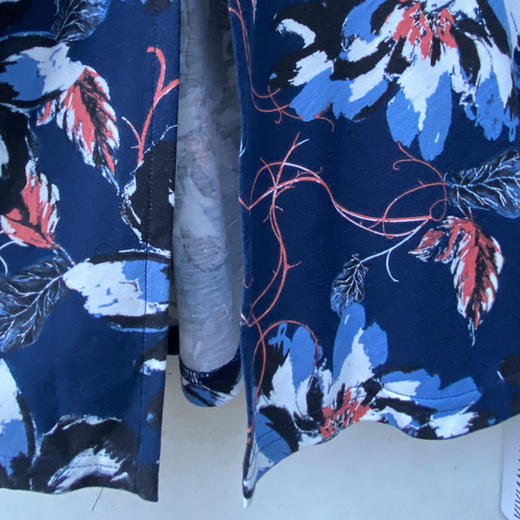 VIVIAN LIU R2427401春女装新款V领腰部打结七分袖针织连衣裙 商品图4