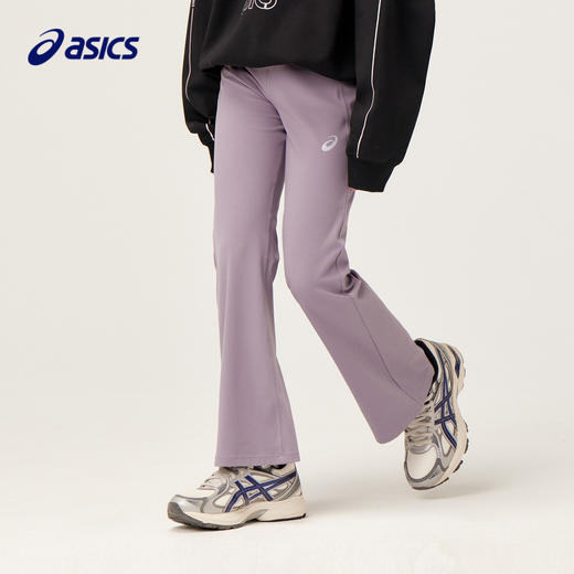 【商城同款】ASICS/亚瑟士童装女童阔腿修身喇叭裤大弹力打底裤子 商品图0