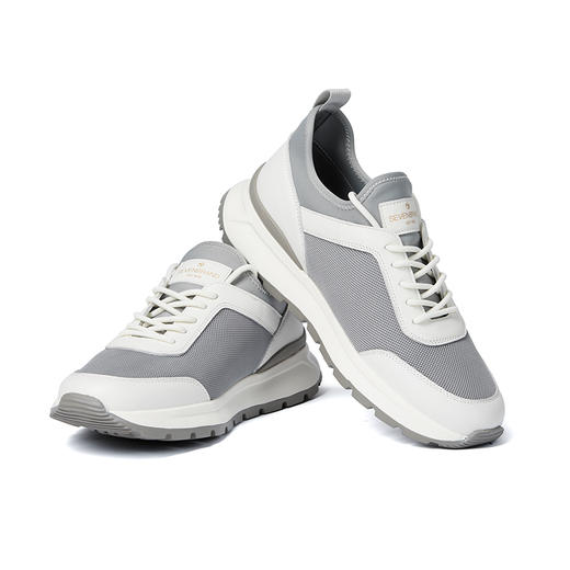 柒牌休闲运动鞋男士2024新款时尚百搭男款轻便舒适低帮系带跑步鞋	127X70420 商品图1