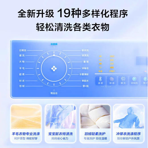 海尔（Haier）滚筒洗衣机全自动单洗 超薄家用 金榜10公斤大容量28S 商品图6