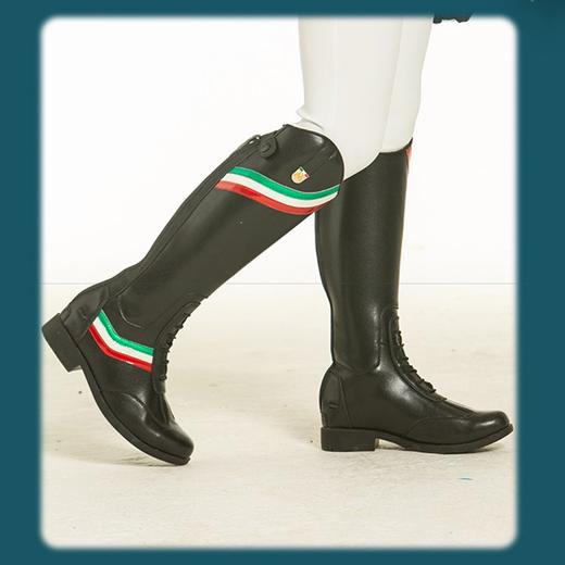 儿童马术马靴马术儿童长靴骑马靴男女童专业马靴cx002QS 商品图4