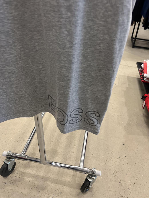 HUGO BOSS/胡戈波士 男士夏季黑标字母印花LOGO圆领休闲短袖T恤 商品图2