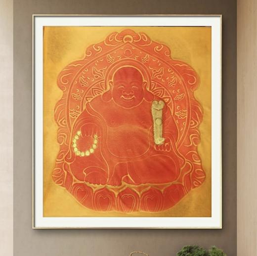 《笑口常开弥勒F》拓片 商品图3