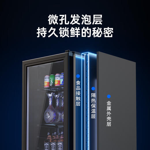 家用电器-冰吧冷藏柜欧式恒温红酒柜酒店家用迷你小型单门电冰箱 商品图3