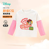 迪士尼女童可爱米妮假两件T恤纯棉套头上衣HSND24076 商品缩略图3