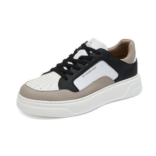 柒牌休闲鞋男士2024秋季新款平板鞋男生轻便舒适男款百搭低帮男鞋	127X70130 商品图4