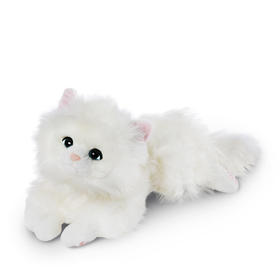 白猫趴姿公仔-45cm