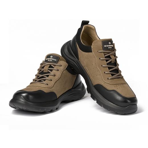 柒牌男士运动鞋2024年新款时尚休闲百搭中青年系带圆头低帮男鞋子	127X70500 商品图1