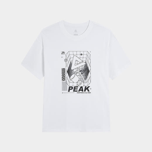 匹克2024年新款潮动系列男款圆领短T恤F6243571 商品图3