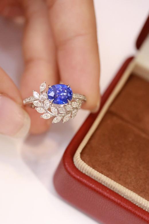 1.62ct 蓝宝石戒指 商品图0