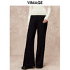 VIMAGE纬漫纪简约气质高级感高腰显瘦直筒裤秋季新款V2205805 商品缩略图3