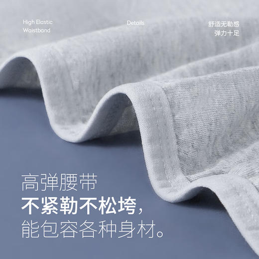 BANANA TRIP灭菌纯棉内裤-男士平角-灰色 商品图3
