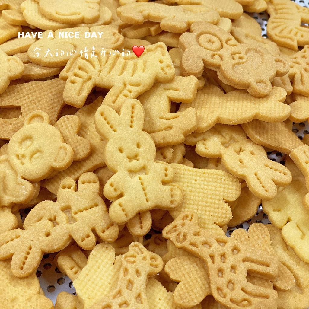 卡通动物饼干