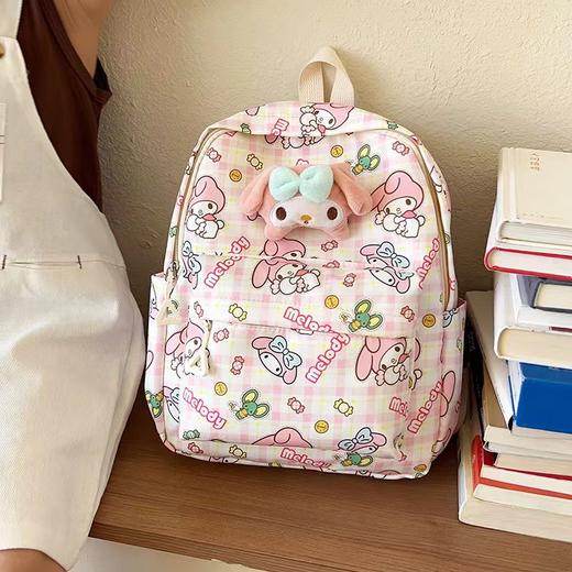 【开学季新款儿童双肩包】采用尼龙材质，耐磨耐脏一擦即干净❗️双肩透气肩带，不勒肩膀 肩感舒适❗️小学生新款玉桂狗美乐蒂超轻外出旅游上学双肩包Y 商品图4