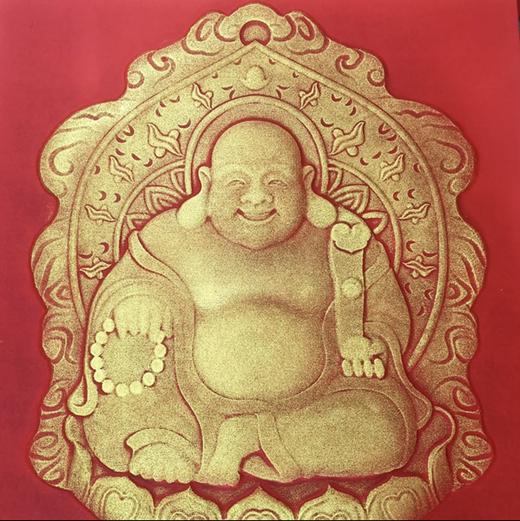 《笑口常开弥勒F》拓片 商品图1