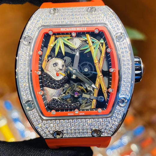 2024💍全新Richard Mille 💍理查德米勒，推出国宝猫熊圖案的RM 26-01，為RM系列珠寶時計又添一款新品。猫熊是全世界知名的一種動物，因外形友善可愛而廣受人們喜愛 商品图10