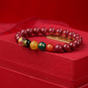 珩钻  国潮系列五路财神高质朱砂手链6mm 商品缩略图2