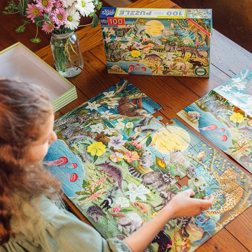 20片/36片48片/64片/100片 2岁+ 培养认知 艺术家插画拼图 儿童拼图 美国eeBoo 商品图7