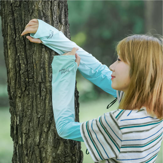 团团宽松渐变色冰袖 商品图0