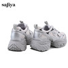 Safiya/索菲娅2024秋 潮酷厚底亮片薄网透气休闲运动增高老爹鞋 SF43112426 商品缩略图4
