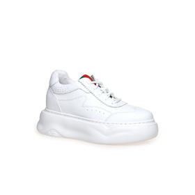 豪麟名鞋奥莱迪嘉女鞋时尚休闲鞋牛皮革DJHJA42WX005白色  原价1660元