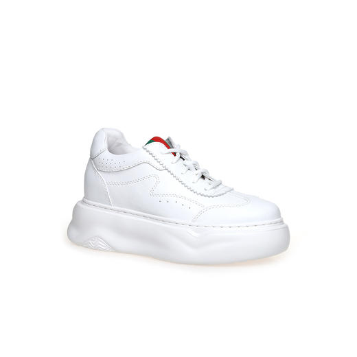 豪麟名鞋奥莱迪嘉女鞋时尚休闲鞋牛皮革DJHJA42WX005白色  原价1660元 商品图0