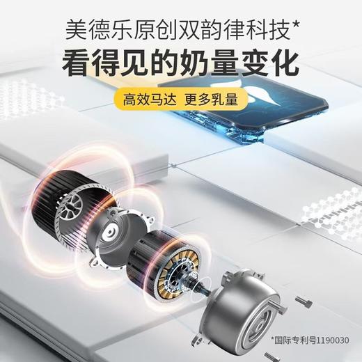 美德乐（Medela）吸奶器电动双边吸乳器 按摩高效免手扶集奶器 丝韵翼舒悦版 商品图2