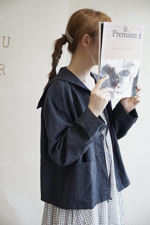 （7折）Laboratory海军领罩衫 商品图1