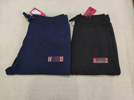 老板 2024秋季新款 男士 叠影印花字母休闲运动卫裤 Z-11858 商品图6