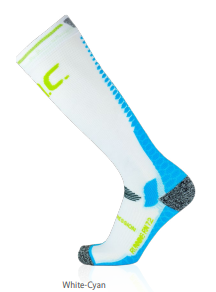 袜子PAC RN 7.2 Running Reflective Pro Compression Women天青-白