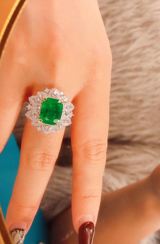 5.7ct 祖母绿戒指吊坠 商品图7