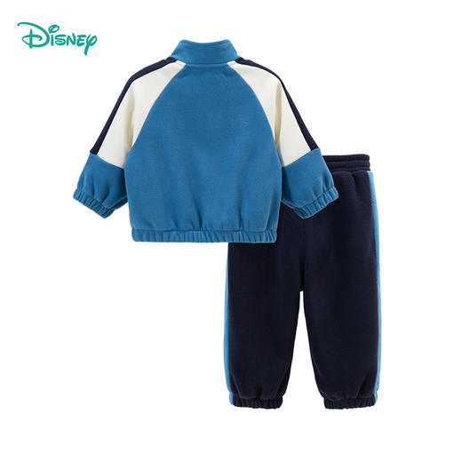 迪士尼米奇童装儿童摇粒绒套装拼色休闲男童秋冬保暖百搭宝宝摇粒绒套装ZD3DT002 商品图4