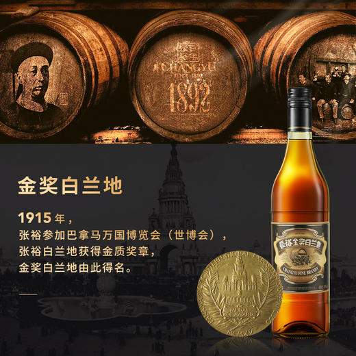 张裕金奖白兰地700ml 商品图3
