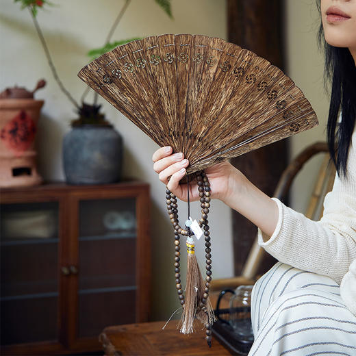 （下单赠沉香平安扣）沉香博物馆·绿棋楠文玩串，广东野棋楠嫁接结香料，过手留奇香，香韵清甜绵长【G】 商品图0