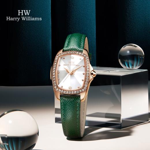 【优时霸】八角玻璃女士小方表 商品图0