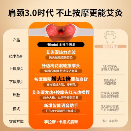 【小家电】倍轻松N6mini颈椎按摩仪肩颈部脖子按摩器斜方肌护颈仪热敷放松便携式父亲节礼物生日礼物礼品 HF 商品图1