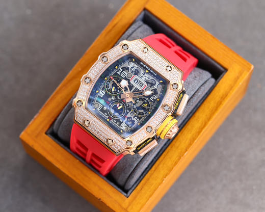 NOOB Maker新品上市理查德米尔RM11-03RG系列 完美的人体工程学设计相吻合的追求完美的品牌的标志性建筑。RM 011的每一个组成部分，都是其功能的审美表达 商品图12