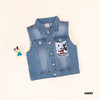 迪士尼童装男童马甲复古潮酷米奇牛仔马甲ZD3DS038 商品缩略图5