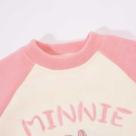 迪士尼童装女童双面奥粒绒可爱甜美米妮黛丝套装儿童保暖卫衣套装ZD3DT018 商品图5
