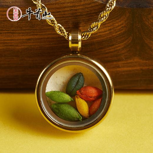 牛首山文创十二生肖本命唐卡吊坠项链简约手绘饰品祝福礼物送闺蜜 商品图1