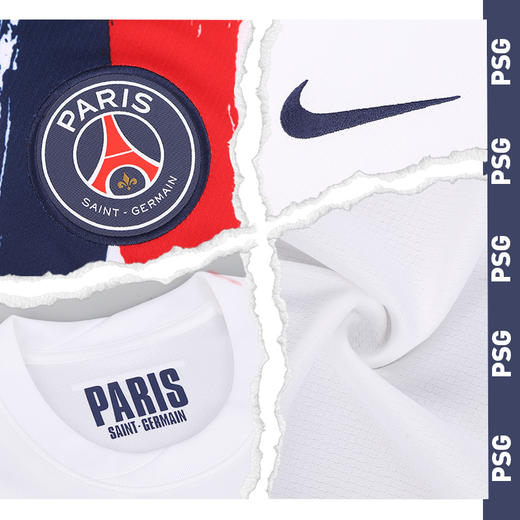 小李子NIKE耐克24-25赛季巴黎客场球迷版比赛球衣短袖成人男FN8781-101 商品图2