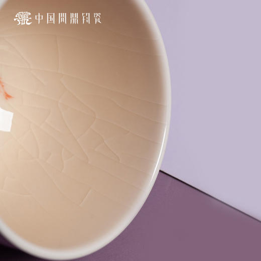 问鼎钧瓷鹅黄青花时霖杯（小池） 商品图3
