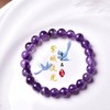 珩钻  新中式国潮紫域流光手串国风手链8mm 商品缩略图1