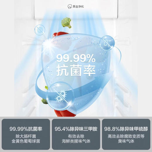 海尔（Haier）冰箱双开门冰箱616升对开门电冰箱一级变频大容量薄家用冰箱风冷无霜 商品图5