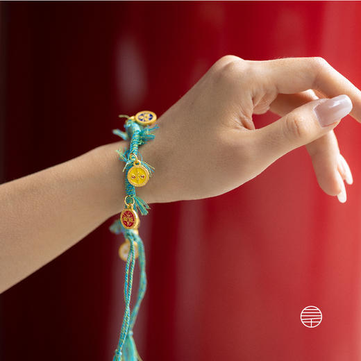 万物三千｜五路财神金刚结绿绳 手链 手绳 转运 商品图2