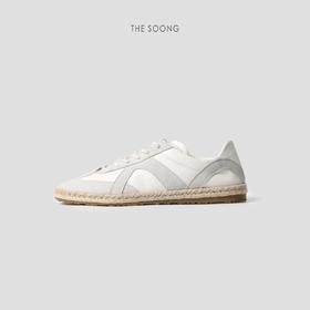 THESOONG|"麻绳德训鞋"经典牛皮手工麻绳编织平底鞋HWXZ4913